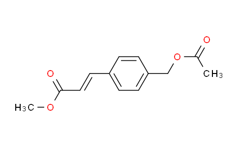 CAS No. 100688-45-7, 3-[4-(acetyloxymethyl)phenyl]-2-propenoic acid methyl ester