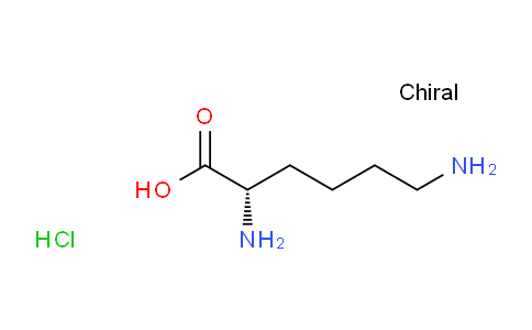 CAS No. 10098-89-2, (S)-2,6-Diaminohexanoic acid hydrochloride