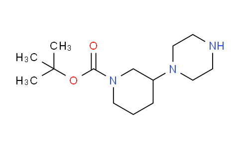 CAS No. 1010446-70-4, 3-(1-piperazinyl)-1-piperidinecarboxylic acid tert-butyl ester