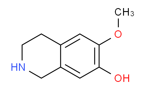 CAS No. 1011-42-3, 6-Methoxy-1,2,3,4-tetrahydroisoquinolin-7-ol