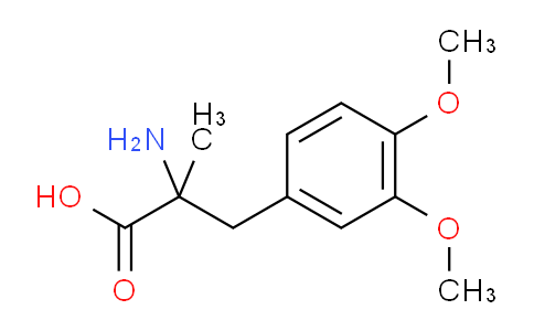 CAS No. 10128-06-0, 2-amino-3-(3,4-dimethoxyphenyl)-2-methylpropanoic acid