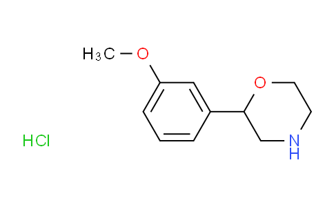 CAS No. 1017395-60-6, 2-(3-Methoxyphenyl)-morpholine hydrochloride