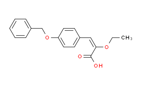 CAS No. 1017789-28-4, (E)-3-(4-(Benzyloxy)phenyl)-2-ethoxyacrylic acid