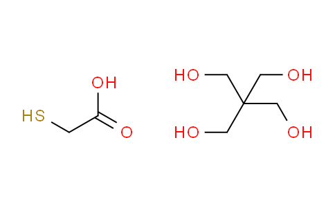 CAS No. 10193-99-4, 2,2-bis(hydroxymethyl)propane-1,3-diol; 2-mercaptoacetic acid