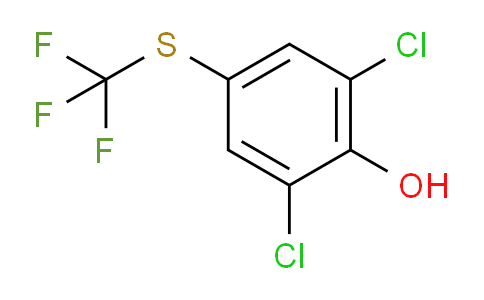 CAS No. 102794-04-7, 2,6-Dichloro-4-((trifluoromethyl)thio)phenol