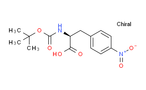 CAS No. 103451-56-5, (2S)-2-[[(2-methylpropan-2-yl)oxy-oxomethyl]amino]-3-(4-nitrophenyl)propanoic acid