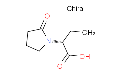 CAS No. 103833-72-3, (2R)-2-(2-oxo-1-pyrrolidinyl)butanoic acid
