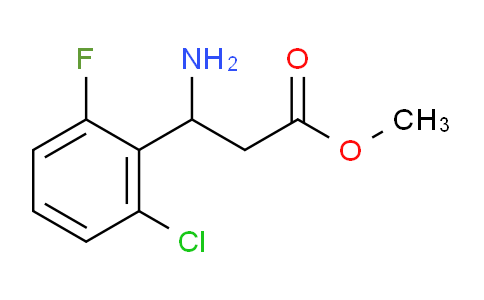 CAS No. 1038338-45-2, Methyl 3-amino-3-(2-chloro-6-fluorophenyl)propanoate