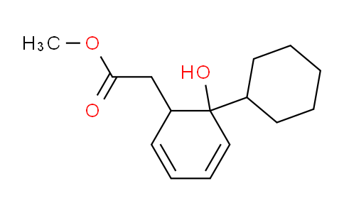 CAS No. 10399-13-0, 2-(6-cyclohexyl-6-hydroxy-1-cyclohexa-2,4-dienyl)acetic acid methyl ester