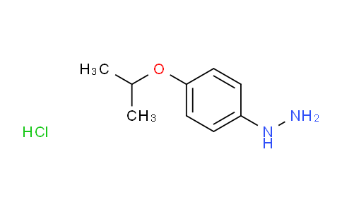 CAS No. 104033-62-7, (4-propan-2-yloxyphenyl)hydrazine hydrochloride