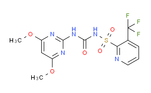 CAS No. 104040-78-0, 1-(4,6-dimethoxy-2-pyrimidinyl)-3-[[3-(trifluoromethyl)-2-pyridinyl]sulfonyl]urea
