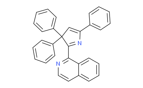 CAS No. 104-36-9, 1-(3,3,5-triphenyl-2-pyrrolyl)isoquinoline