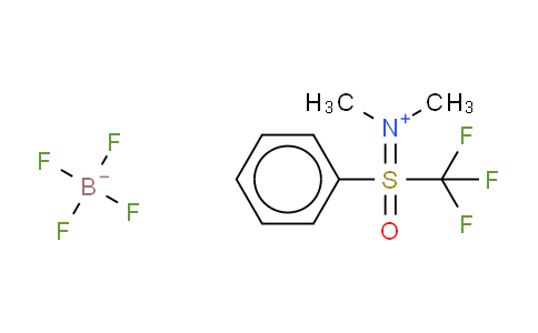 CAS No. 1046786-08-6, [(Oxido)phenyl(trifluoromethyl)-lambda4-sulfanylidene]dimethylammonium Tetrafluoroborate