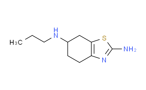 CAS No. 104678-86-6, N6-propyl-4,5,6,7-tetrahydro-1,3-benzothiazole-2,6-diamine