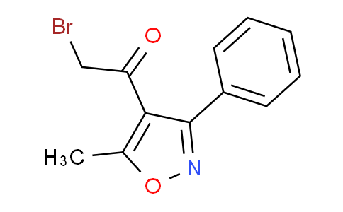 CAS No. 104777-39-1, 2-bromo-1-(5-methyl-3-phenyl-4-isoxazolyl)ethanone