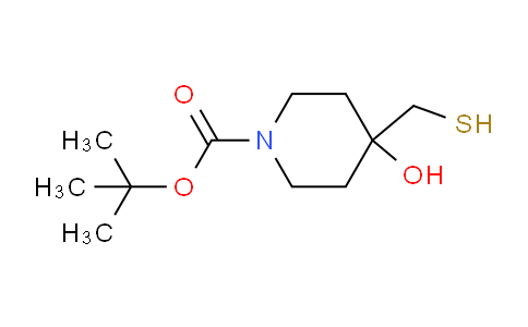 CAS No. 104940-48-9, Tert-butyl 4-hydroxy-4-(mercaptomethyl)piperidine-1-carboxylate