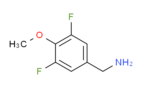 CAS No. 105969-16-2, (3,5-Difluoro-4-methoxyphenyl)methanamine