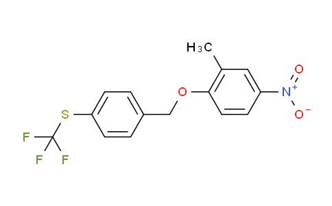CAS No. 106310-21-8, (4-((2-Methyl-4-nitrophenoxy)methyl)phenyl)(trifluoromethyl)sulfane