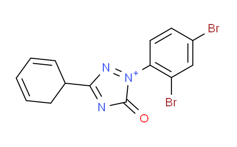 CAS No. 106538-35-6, 5-(1-cyclohexa-2,4-dienyl)-2-(2,4-dibromophenyl)-1,2,4-triazol-2-ium-3-one