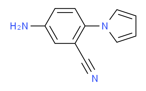 CAS No. 106981-51-5, 5-amino-2-(1-pyrrolyl)benzonitrile