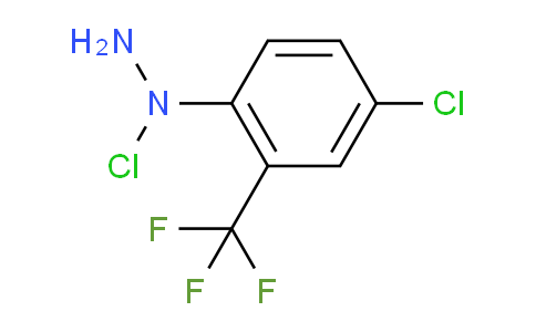 CAS No. 107047-29-0, 1-chloro-1-[4-chloro-2-(trifluoromethyl)phenyl]hydrazine