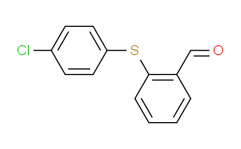 CAS No. 107572-07-6, 2-((4-Chlorophenyl)thio)benzaldehyde