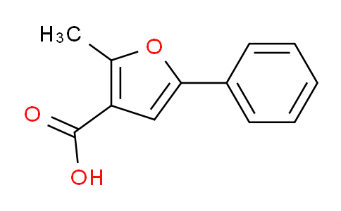 CAS No. 108124-17-0, 2-Methyl-5-phenylfuran-3-carboxylic acid