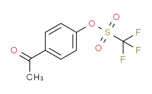 CAS No. 109613-00-5, 4-Acetylphenyl trifluoromethanesulfonate