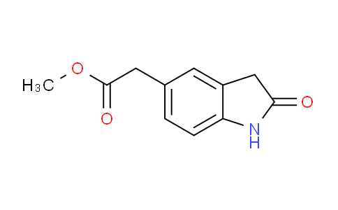 CAS No. 109737-05-5, 2-(2-oxo-1,3-dihydroindol-5-yl)acetic acid methyl ester