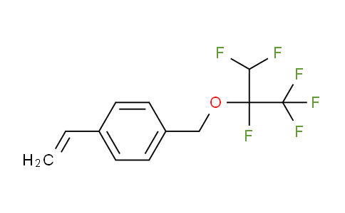 CAS No. 111158-92-0, 1-ethenyl-4-(1,1,1,2,3,3-hexafluoropropan-2-yloxymethyl)benzene
