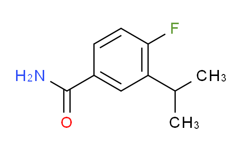 CAS No. 1112179-26-6, 4-Fluoro-3-propan-2-ylbenzamide