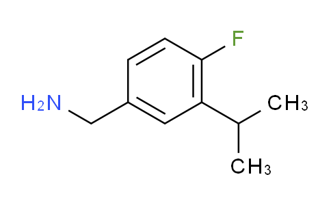 CAS No. 1112179-28-8, (4-fluoro-3-propan-2-ylphenyl)methanamine