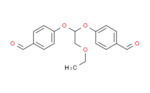 CAS No. 111550-46-0, 4-[2-ethoxy-1-(4-formylphenoxy)ethoxy]benzaldehyde
