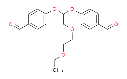 CAS No. 111550-48-2, 4-[2-(2-ethoxyethoxy)-1-(4-formylphenoxy)ethoxy]benzaldehyde