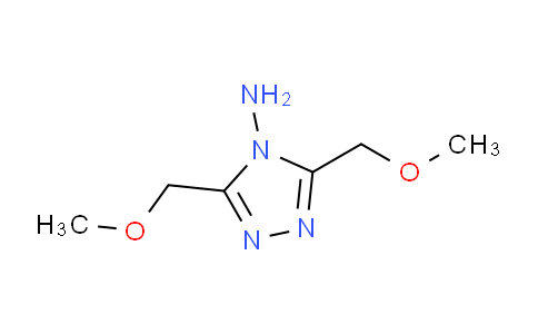 CAS No. 111853-51-1, 3,5-Bis(methoxymethyl)-4H-1,2,4-triazol-4-amine