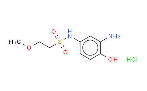 CAS No. 112195-27-4, 3-Amino-4-hydroxy-N-(2-methoxyethyl)benzenesulfonamide,hydrochloride