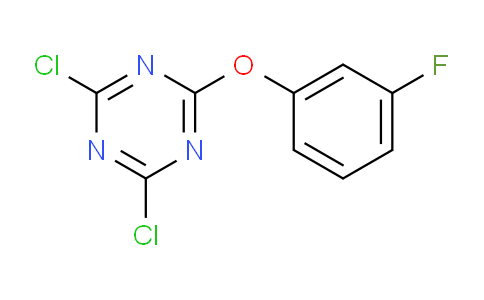 CAS No. 112748-45-5, 2,4-dichloro-6-(3-fluorophenoxy)-1,3,5-triazine