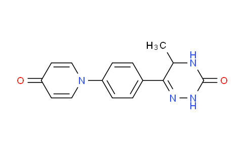CAS No. 113118-31-3, 5-methyl-6-[4-(4-oxo-1-pyridinyl)phenyl]-4,5-dihydro-2H-1,2,4-triazin-3-one
