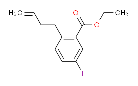 CAS No. 1131587-19-3, Ethyl 2-(but-3-en-1-yl)-5-iodobenzoate