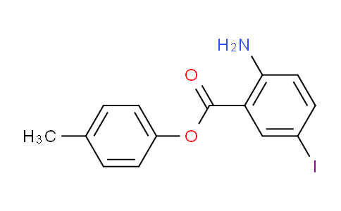 CAS No. 1131587-20-6, p-Tolyl 2-amino-5-iodobenzoate