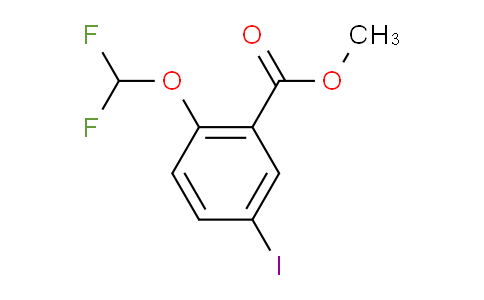 CAS No. 1131587-22-8, Methyl 2-(difluoromethoxy)-5-iodobenzoate