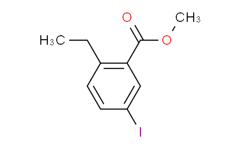 CAS No. 1131587-25-1, Methyl 2-ethyl-5-iodobenzoate