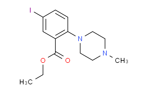 CAS No. 1131587-29-5, Ethyl 5-iodo-2-(4-Methylpiperazin-1-yl)benzoate