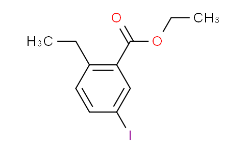 CAS No. 1131587-30-8, Ethyl 2-ethyl-5-iodobenzoate