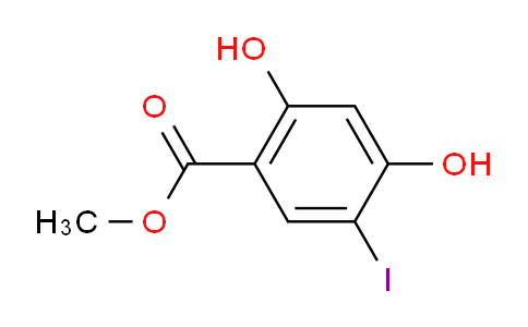 CAS No. 1131587-44-4, Methyl 2,4-dihydroxy-5-iodobenzoate