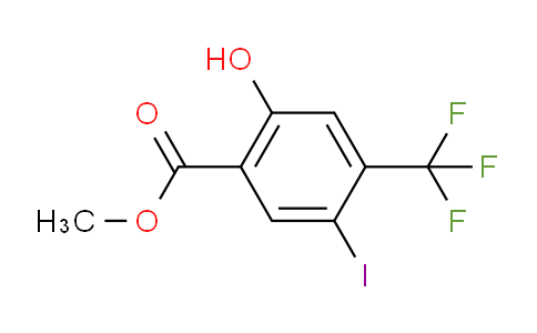 CAS No. 1131587-48-8, Methyl 2-hydroxy-5-iodo-4-(trifluoromethyl)benzoate