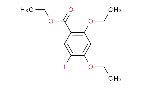 CAS No. 1131587-50-2, 2,4-diethoxy-5-iodobenzoic acid ethyl ester