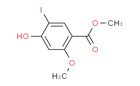 CAS No. 1131587-51-3, Methyl 4-hydroxy-5-iodo-2-methoxybenzoate