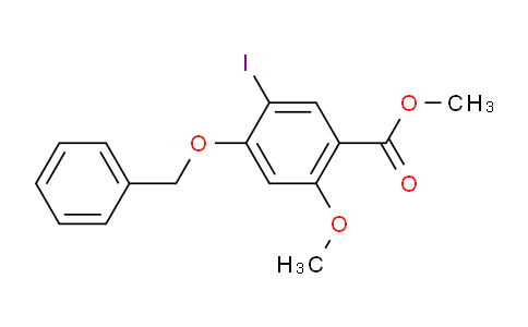 CAS No. 1131587-54-6, Methyl 4-(benzyloxy)-5-iodo-2-methoxybenzoate