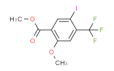 CAS No. 1131587-55-7, 5-iodo-2-methoxy-4-(trifluoromethyl)benzoic acid methyl ester